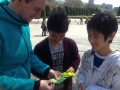 Hiroshima - Folding paper cranes